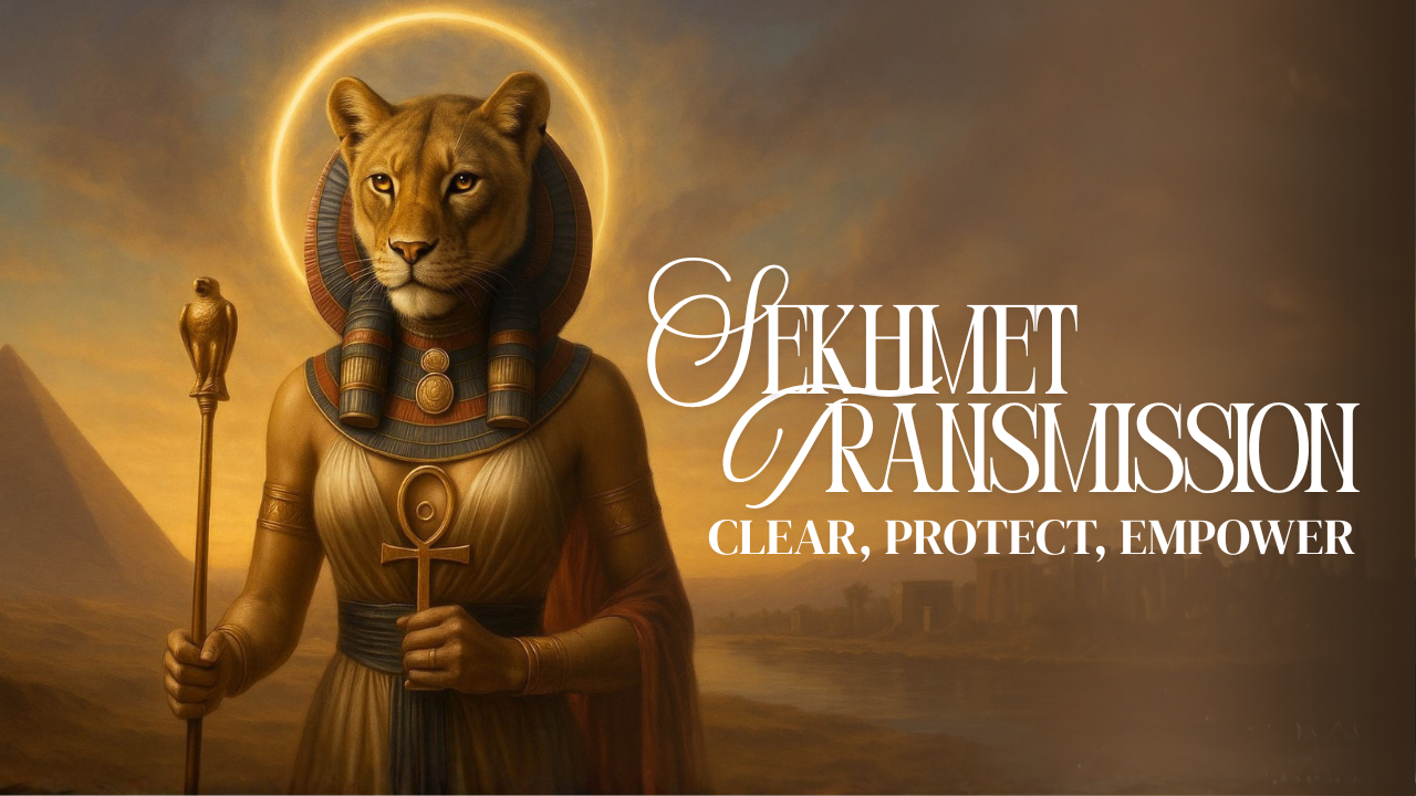 Sekhmet Transmission for Unshakable Confidence, Self Worth & Fierce Divine Protection